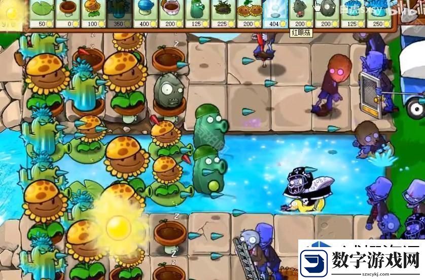植物大战僵尸杂交版挑战模式第61关通关技巧