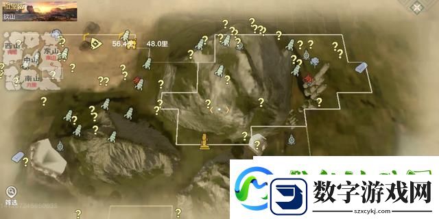 妄想山海新百年千年坐标分享